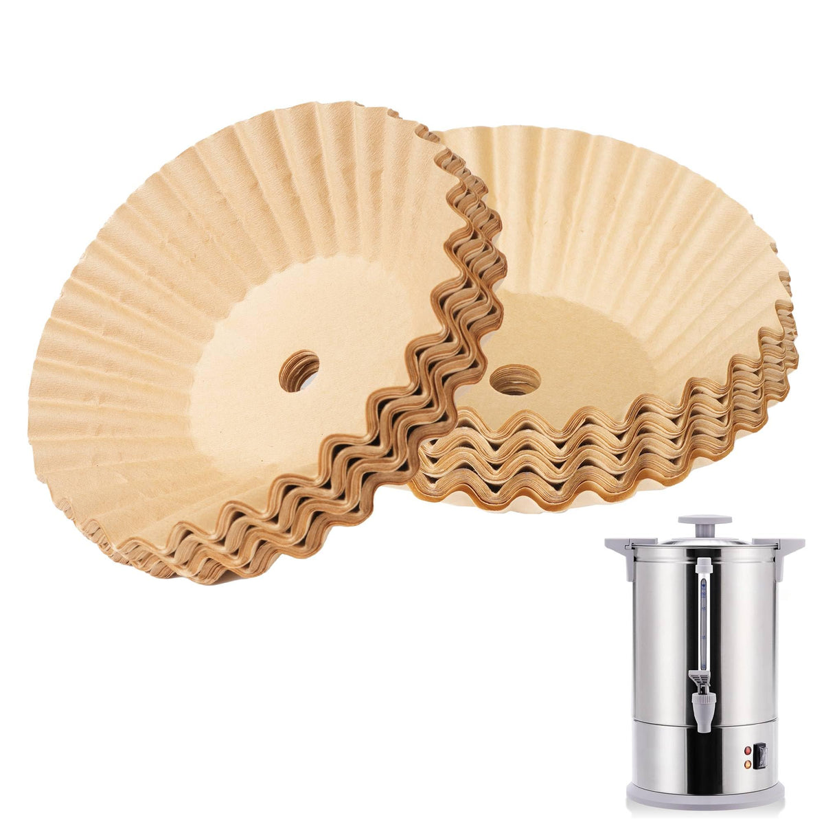 100 Pcs Perforated Filter Paper for Sybo Commercial Coffee Maker 16 L