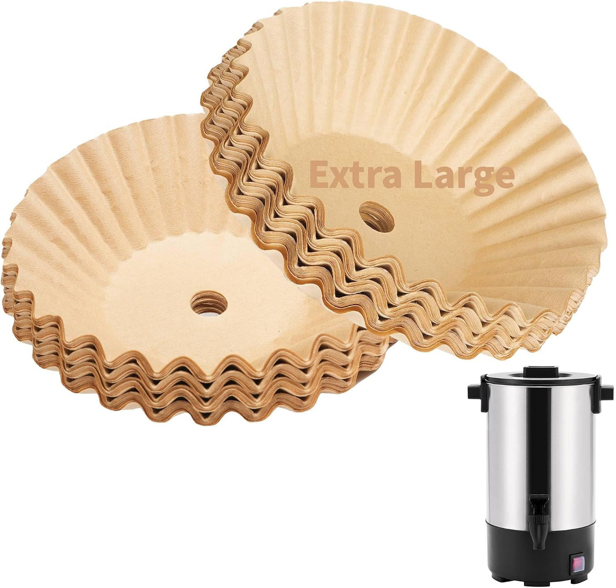 100 Pcs Perforated Filter Paper for Sybo Commercial Coffee Maker 16 L