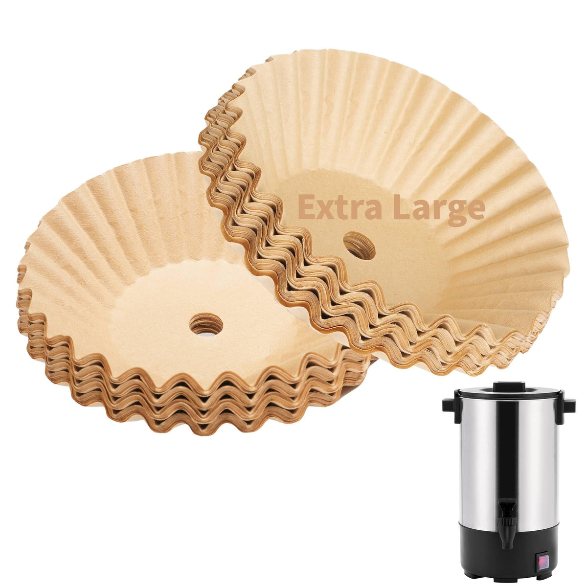 100 Pcs Perforated Filter Paper for Sybo Commercial Coffee Maker 16 L