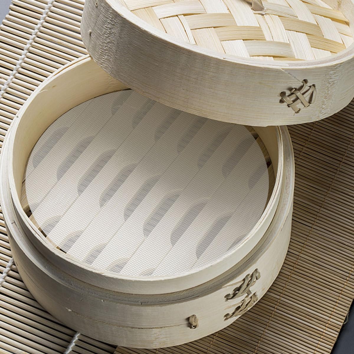 Silicone Steamer Liners 10pcs Nonstick Reusable Mesh Mat