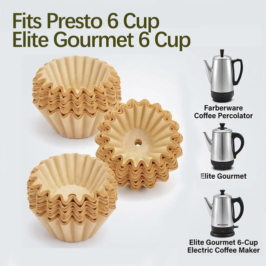 150pcs Percolator Coffee Filters for Presto Coffee Maker Disposable Filters