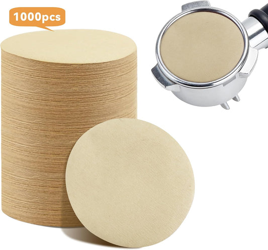 1000 Pcs 51mm Unbleached Espresso Filter for Espresso Coffee Maker