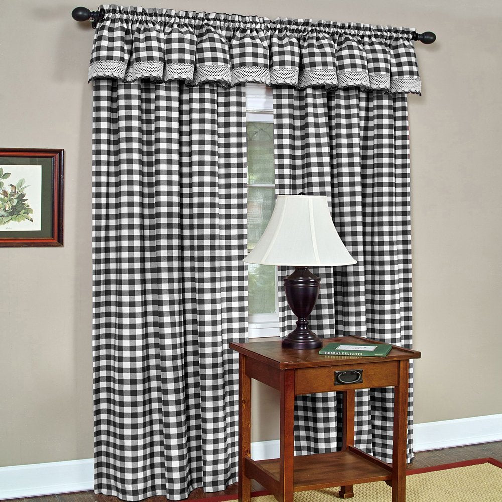 Sweet Home Collection Old World Style Floral Heavy Lace Kitchen Curtain Swag pair Hopewell Cream