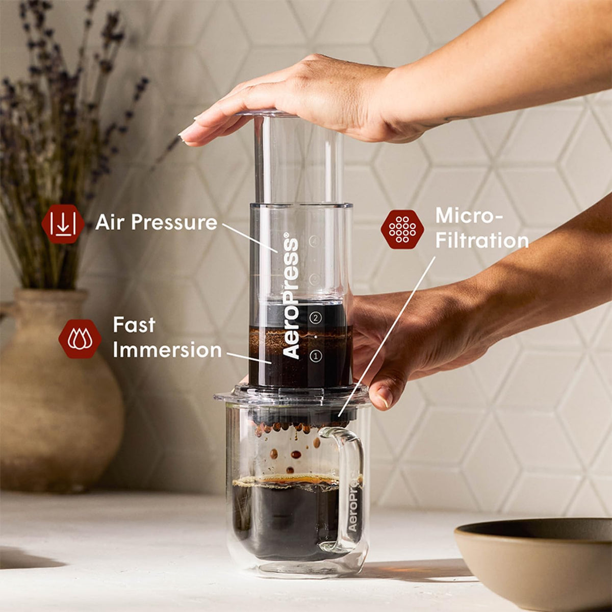AeroPress White Paper Micro-Filters, 2 pack, 700 Count Count