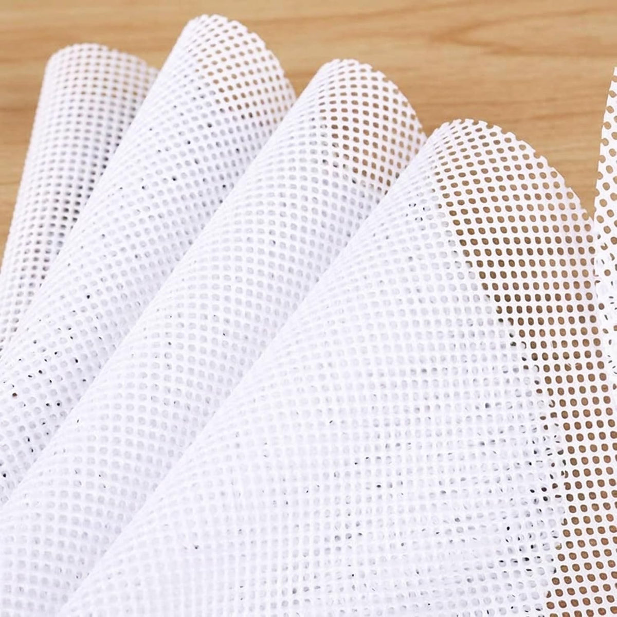 8 Inch Silicone Bamboo Steamer Liners 10 Pack – Non-Stick Round Reusable Steamer Mesh Pad Mats for Steaming Dumplings, Veggies & Dim Sum Rice Buns Fish