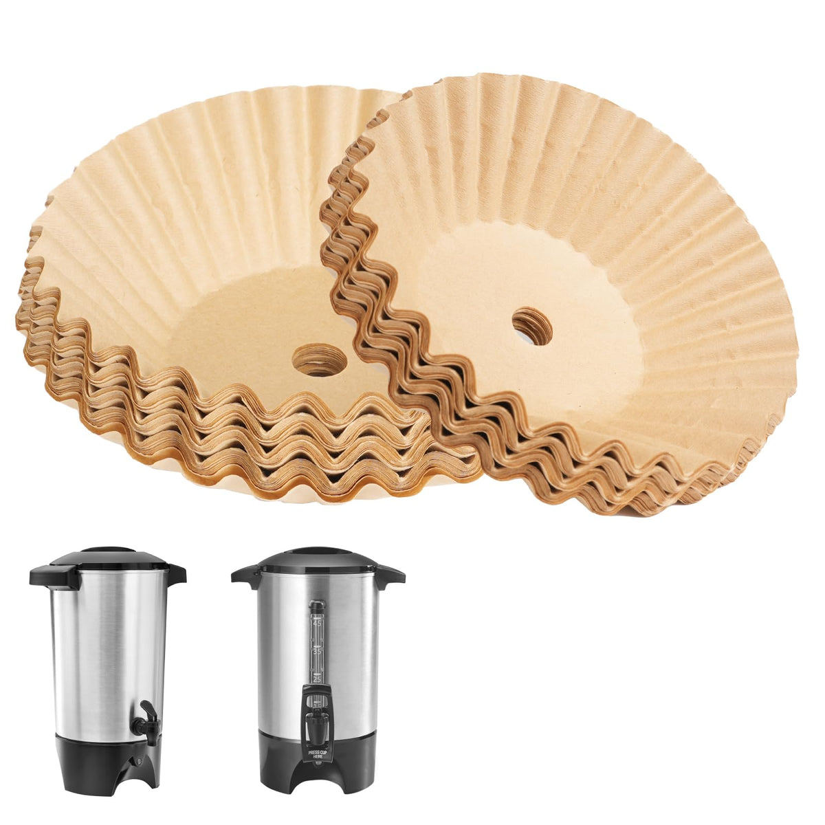 Coffee Paper Filter for Hamilton Beach Coffee Urn 45 Cup, 120 Pcs