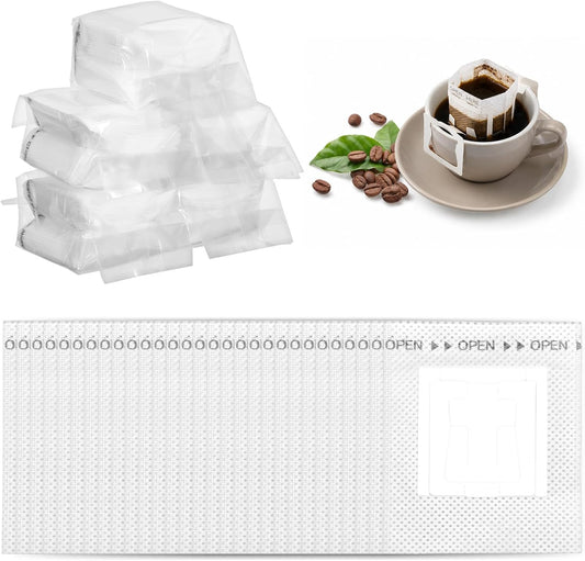 500PCS Portable Coffee Filter Paper Bag for Home, Office & Outdoor