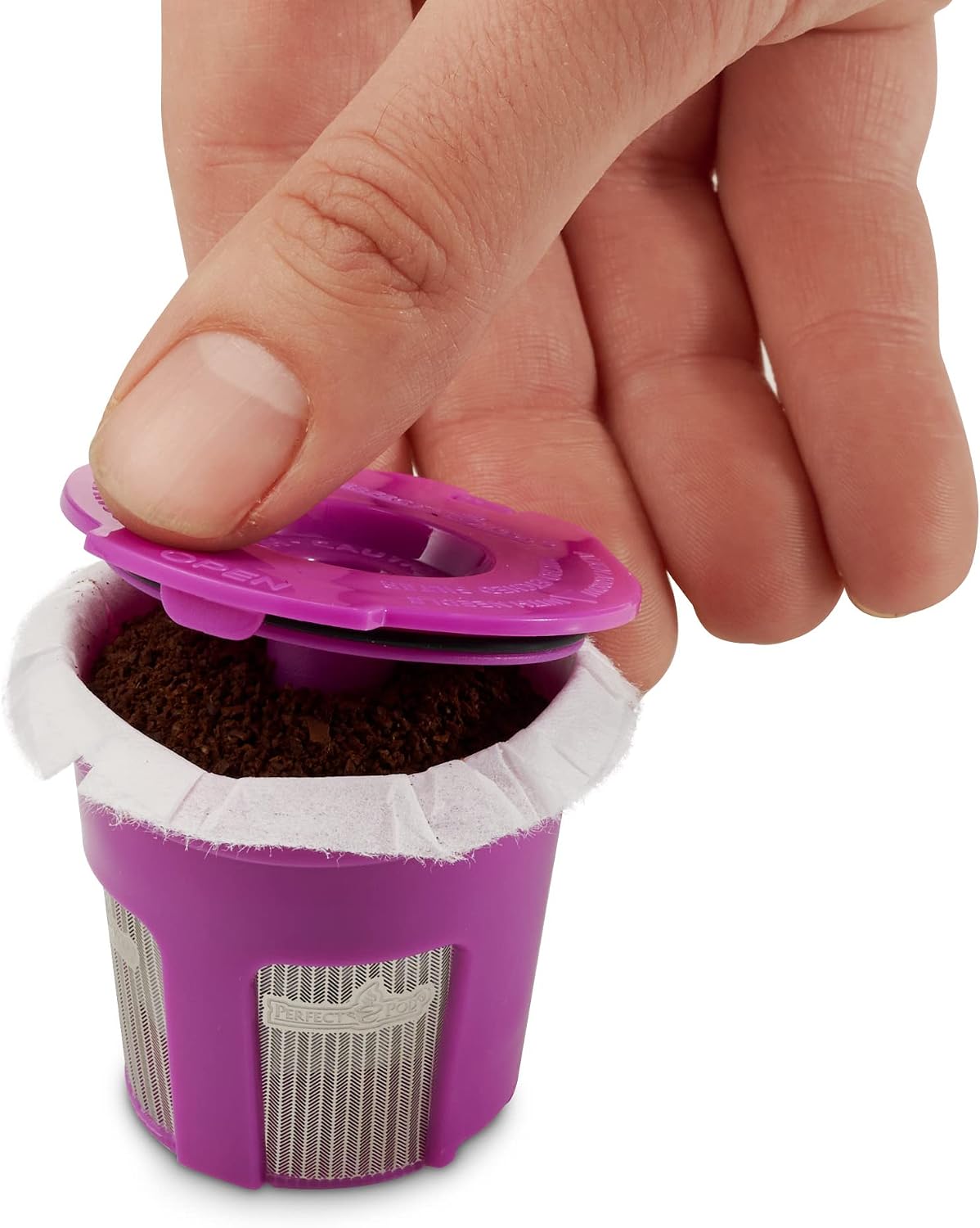 Coffee Filters 400 Pack, K-Cup Filters, Disposable for Keurig 1.0/2.0