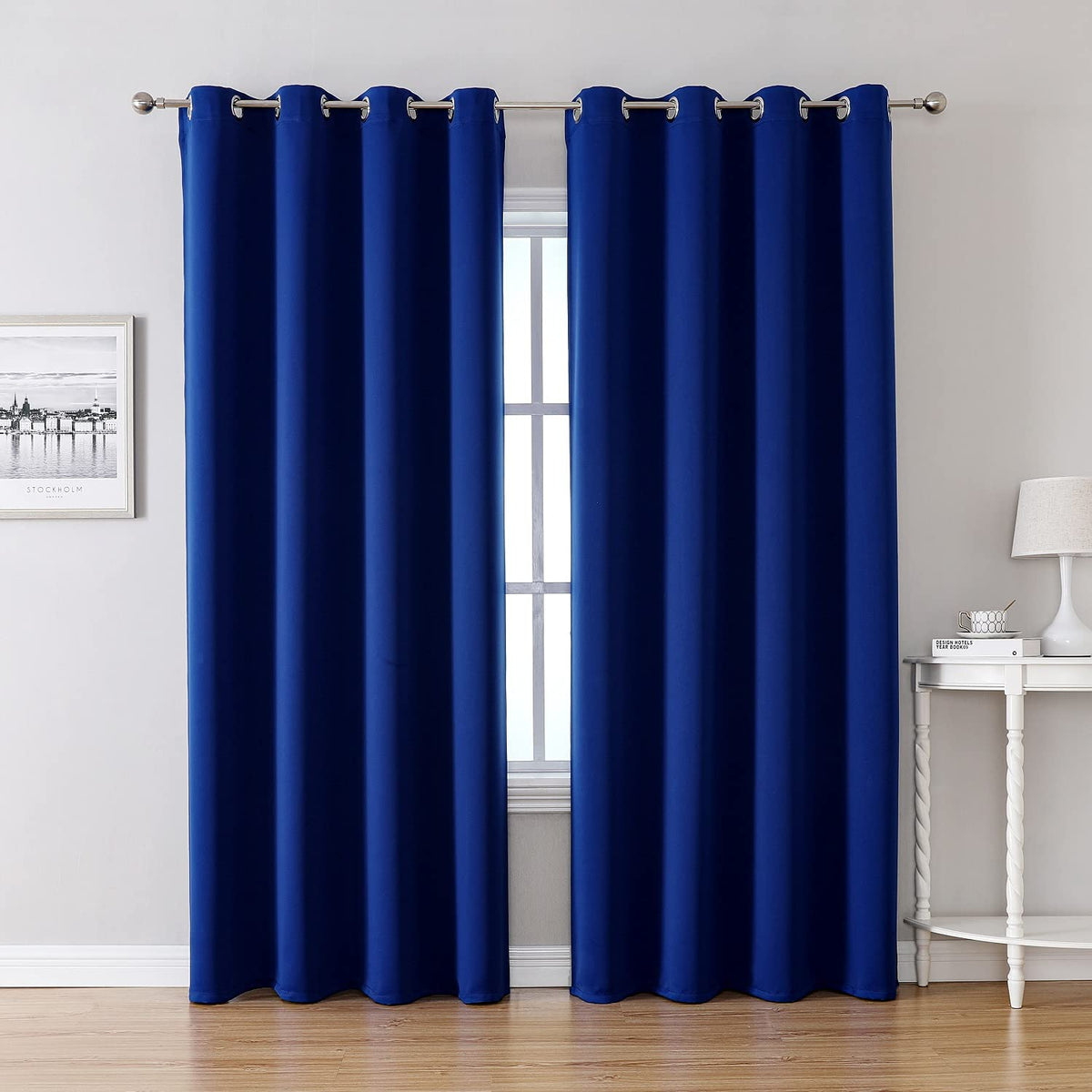 ChrisDowa Small Blackout Curtains for Kitchen & Bedroom 36 Inches Long