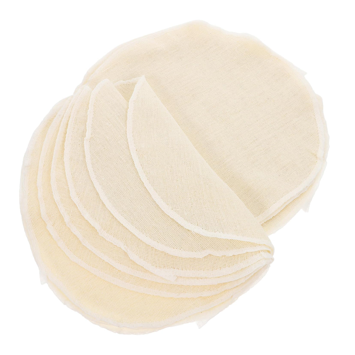 Healifty 20pcs Cotton Steaming Cloth Round Liners Dim Sum Tools Steamer Gauze Non Stick Pad Air Fryer Liner Mesh Mat Pad for Steamed Buns Dumplings Baking Cooking