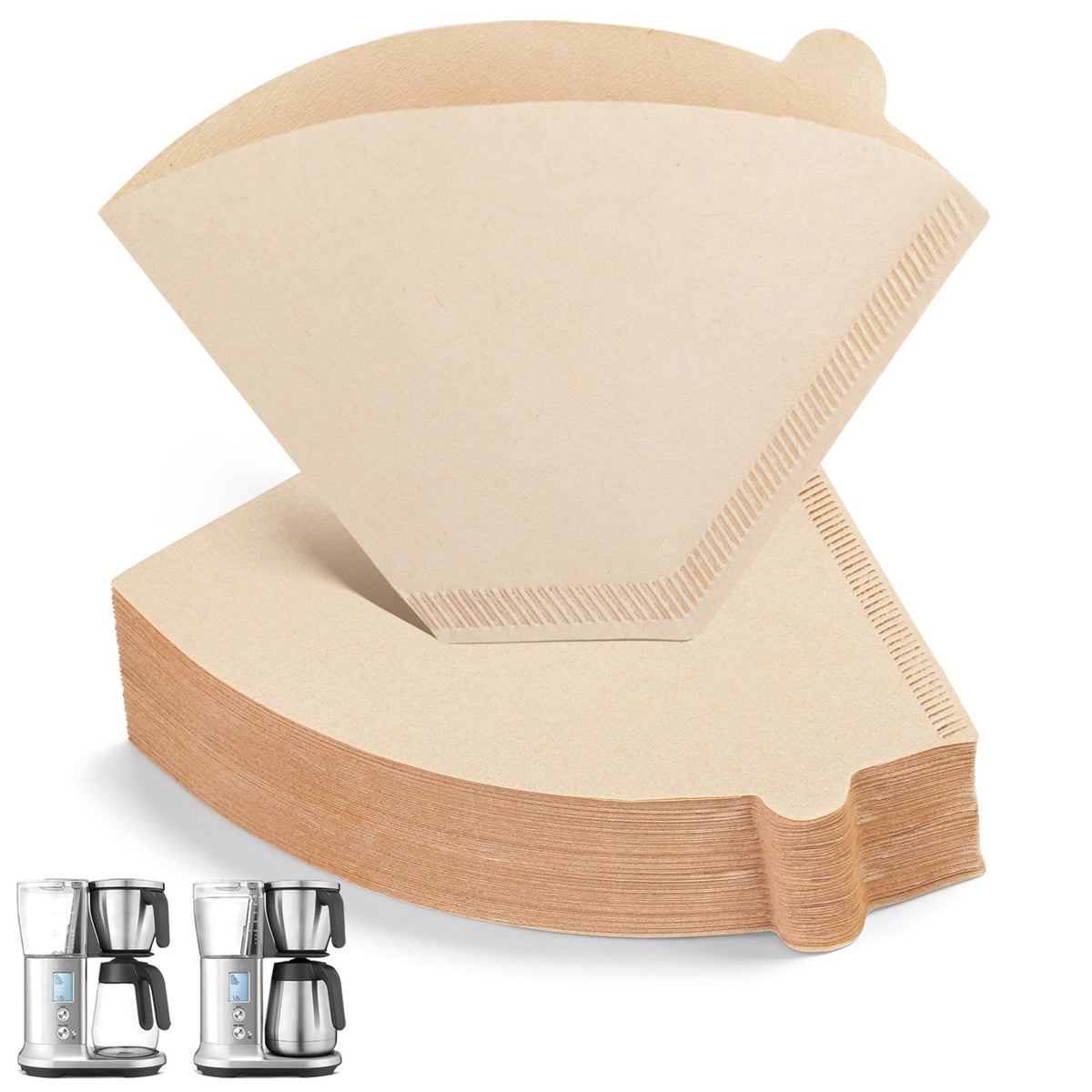 200 Pcs Disposable Large Coffee Filters for Breville Coffee Maker 12-Cup