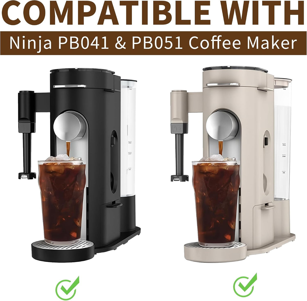 250 Pcs Disposable Coffee Paper Filters for Ninja Pod & Grounds