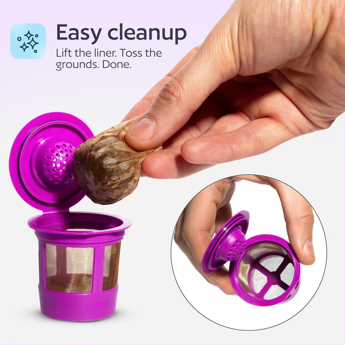300 Disposable K Cup Filters for Keurig Reusable K Cups, Coffee Paper Liners for Refillable Pods, Smoother Coffee, Less Sediment, Easy Clean Up