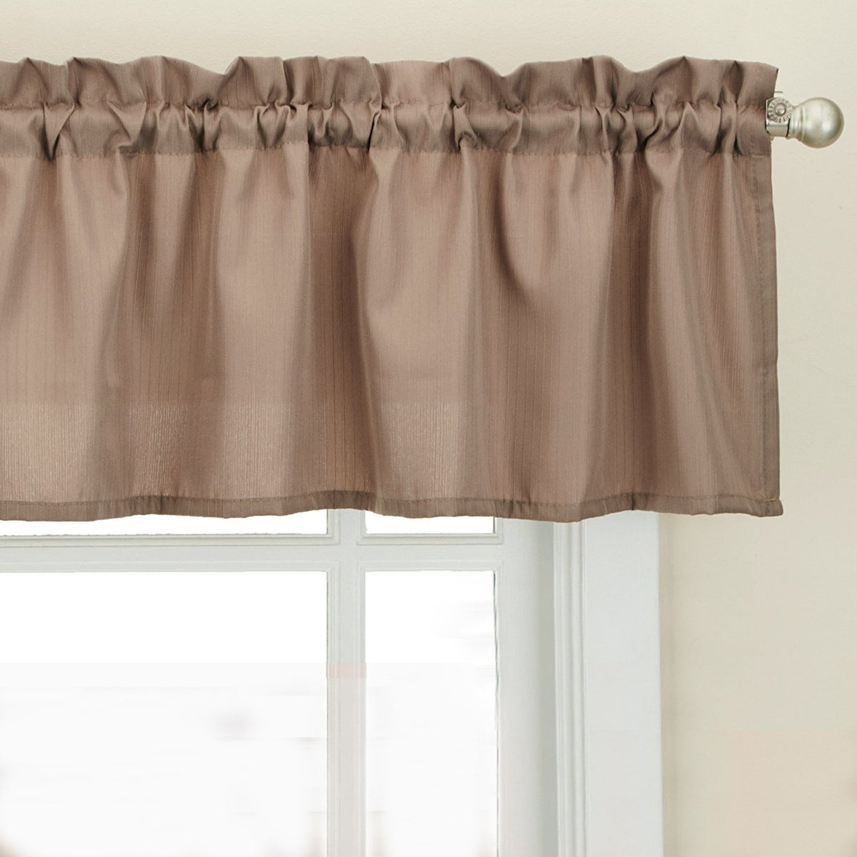 Sweet Home Collection Old World Style Floral Heavy Lace Kitchen Curtain Swag pair Hopewell Cream