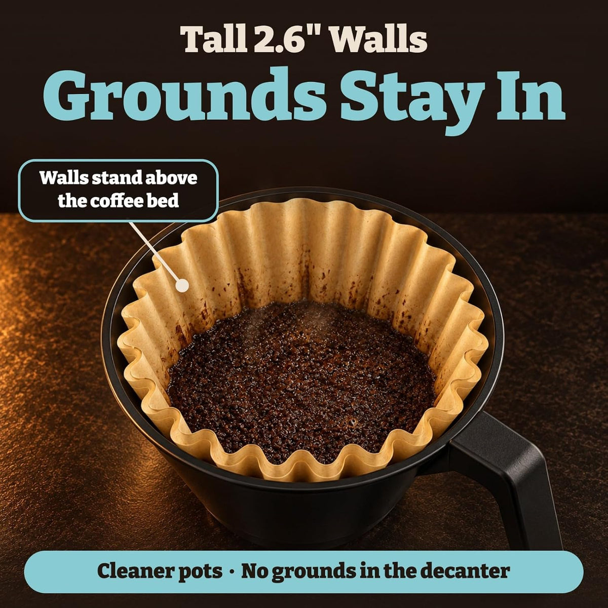 12 Cup Commercial Basket Coffee Filter (Natural Unbleached, 100)