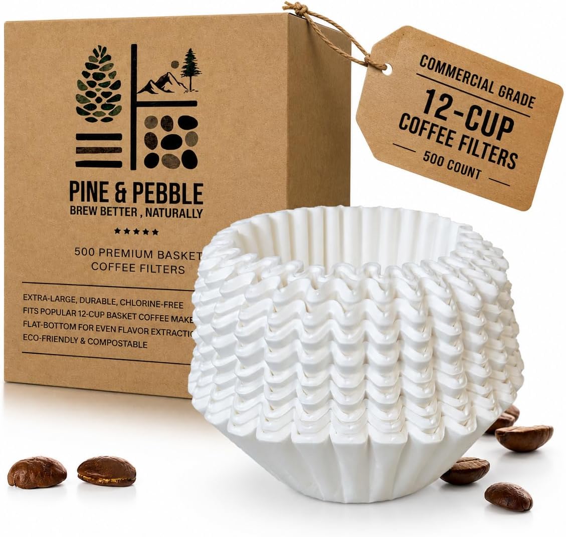 12-Cup Commercial Coffee Filters, 500 Count