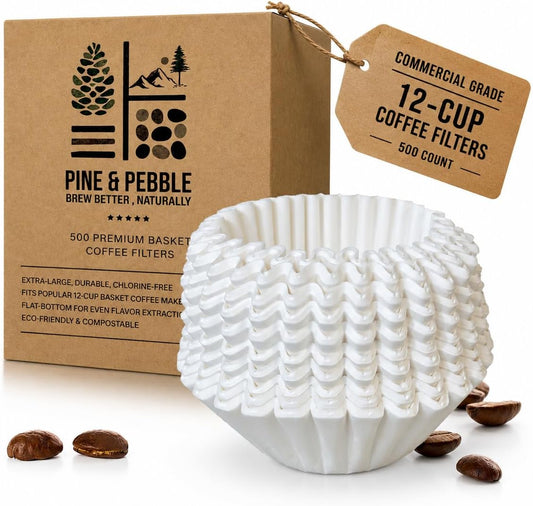 12-Cup Commercial Coffee Filters, 500 Count