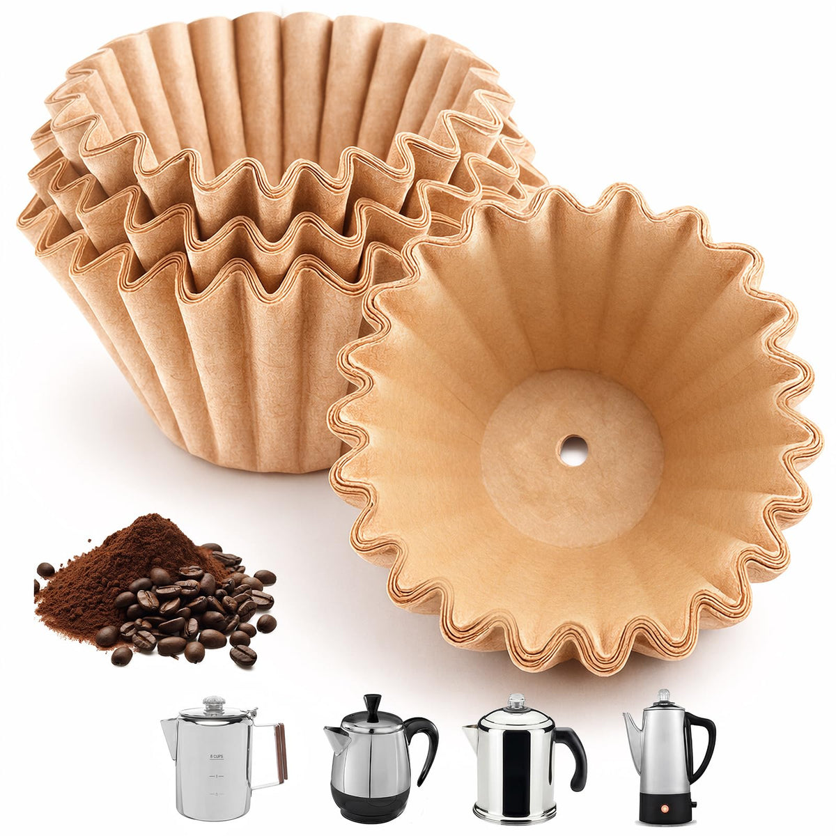 100Pcs Coffee Filter for Hamilton Beach 45 Cup & Urn Hot Beverage Dispenser