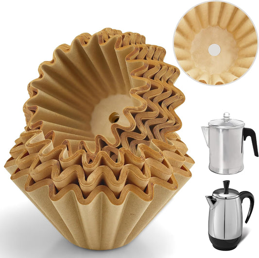 150 Pcs Perforated Filters for Farberware Coffee Percolator 8/12 cup