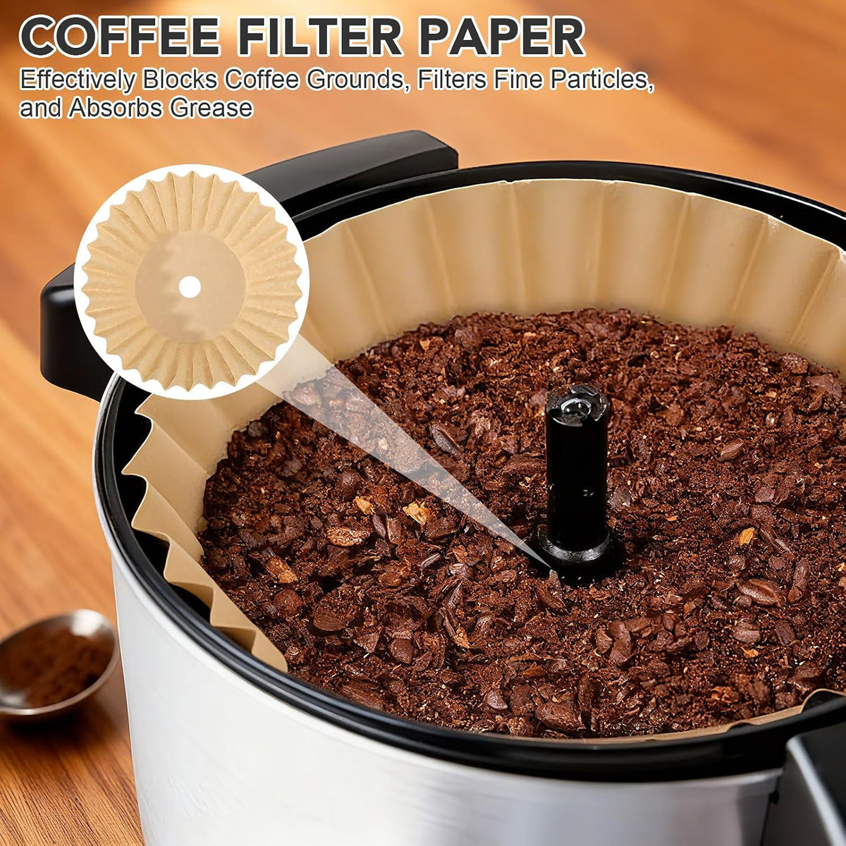 100Pcs Coffee Filter for Hamilton Beach 45 Cup & Urn Hot Beverage Dispenser