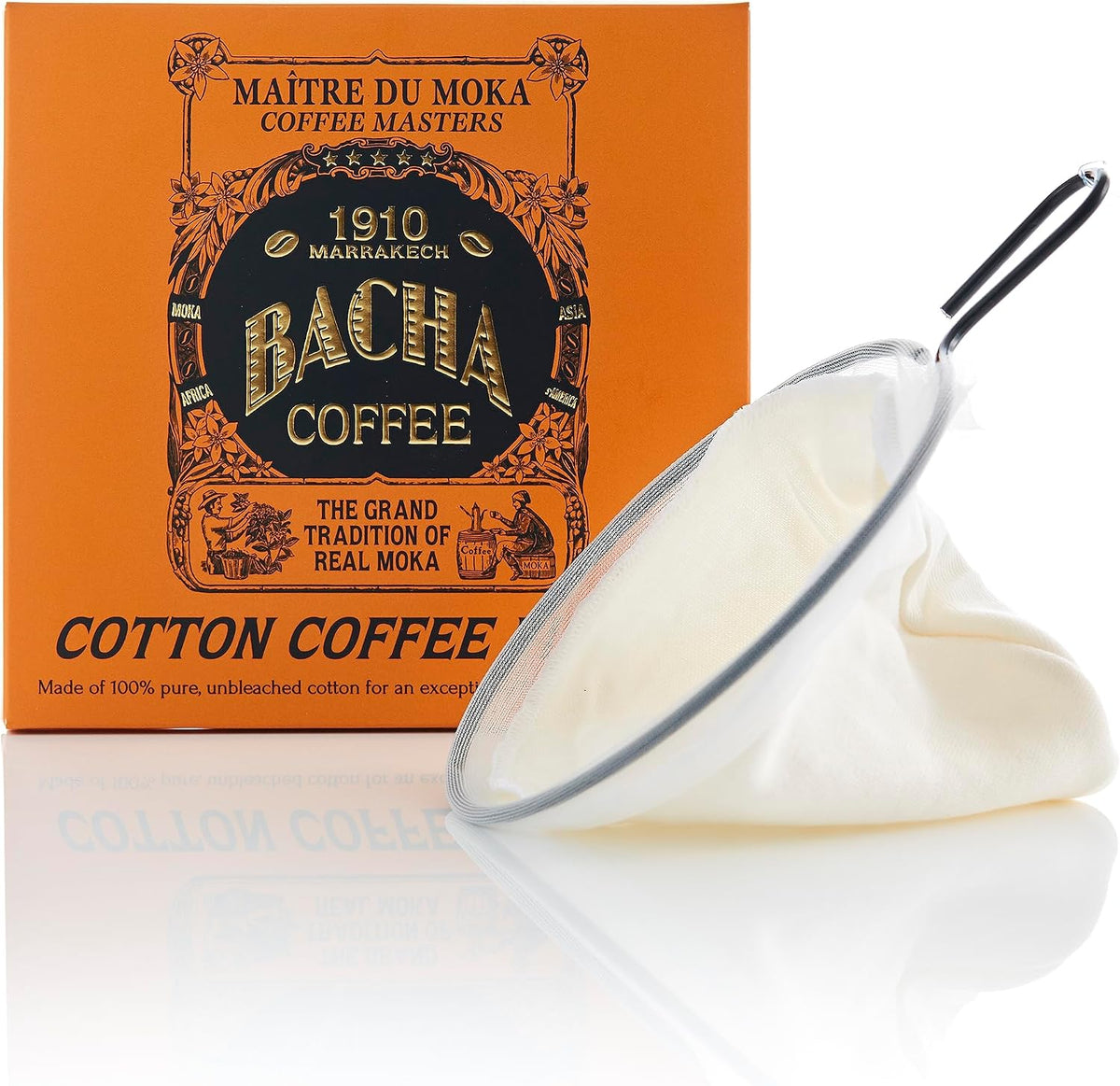 Bacha Coffee Paper Coffee Filters - Large, 100 Count (3-4 Cups)