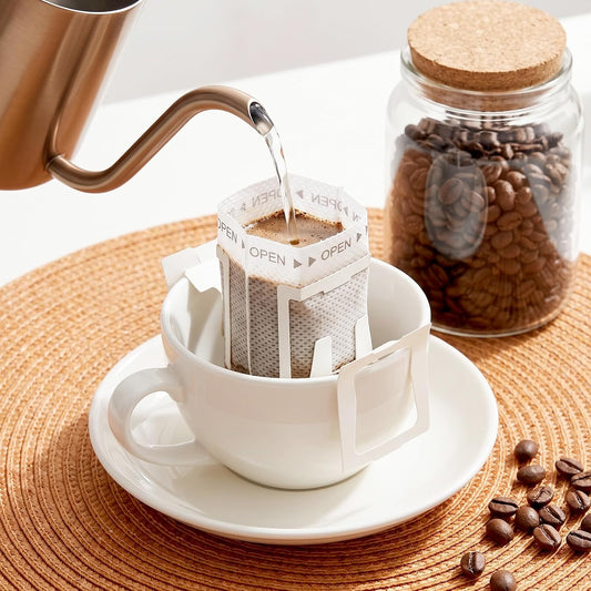 500PCS Portable Coffee Filter Paper Bag for Home, Office & Outdoor