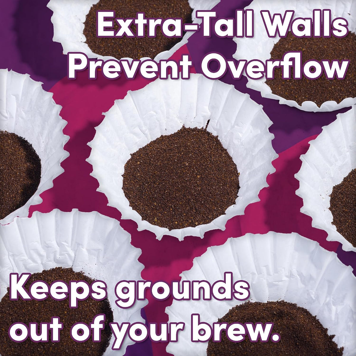 12 Cup Commercial Coffee Filters (9.5” x 4.5”) for 12-Cup BUNN, Fetco & Curtis Coffee Machines – Tall Walls, No Ground Overflow – Premium Filters for Businesses (Bulk Pack)