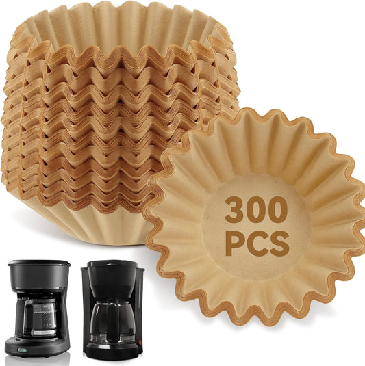 300 Pcs Unbleached 5 Cup Coffee Filter for Mr Coffee Maker Black and Decker