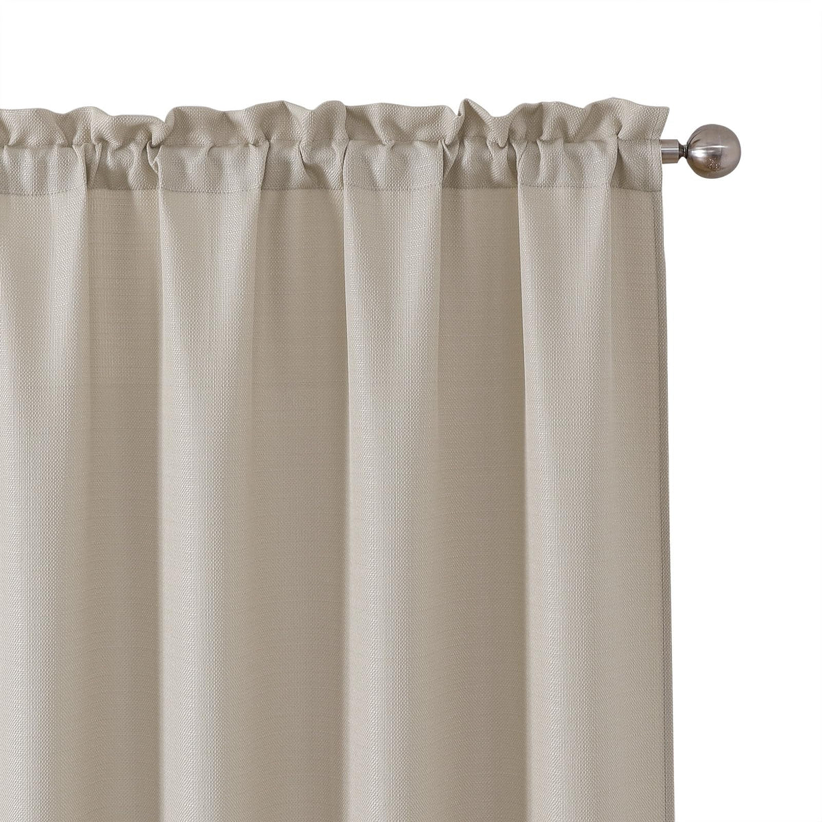 Chyhomenyc 2 Panels White Kitchen Curtains 36 Inch Length Tier Curtain