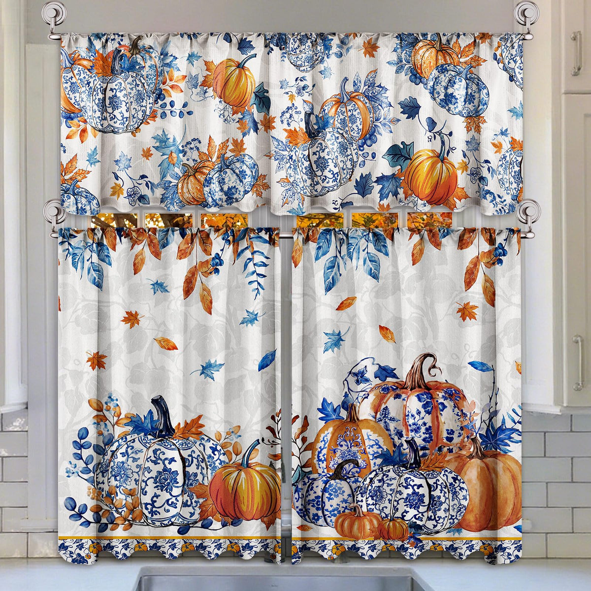 Breling 3 Pcs Sunflower Highland Cow Kitchen Curtains Valances and Tiers Set for Windows Spring Farmhouse Highland Cow Sunflower Curtains Decor for Summer Bedroom Window Decor Party Favor Supplies