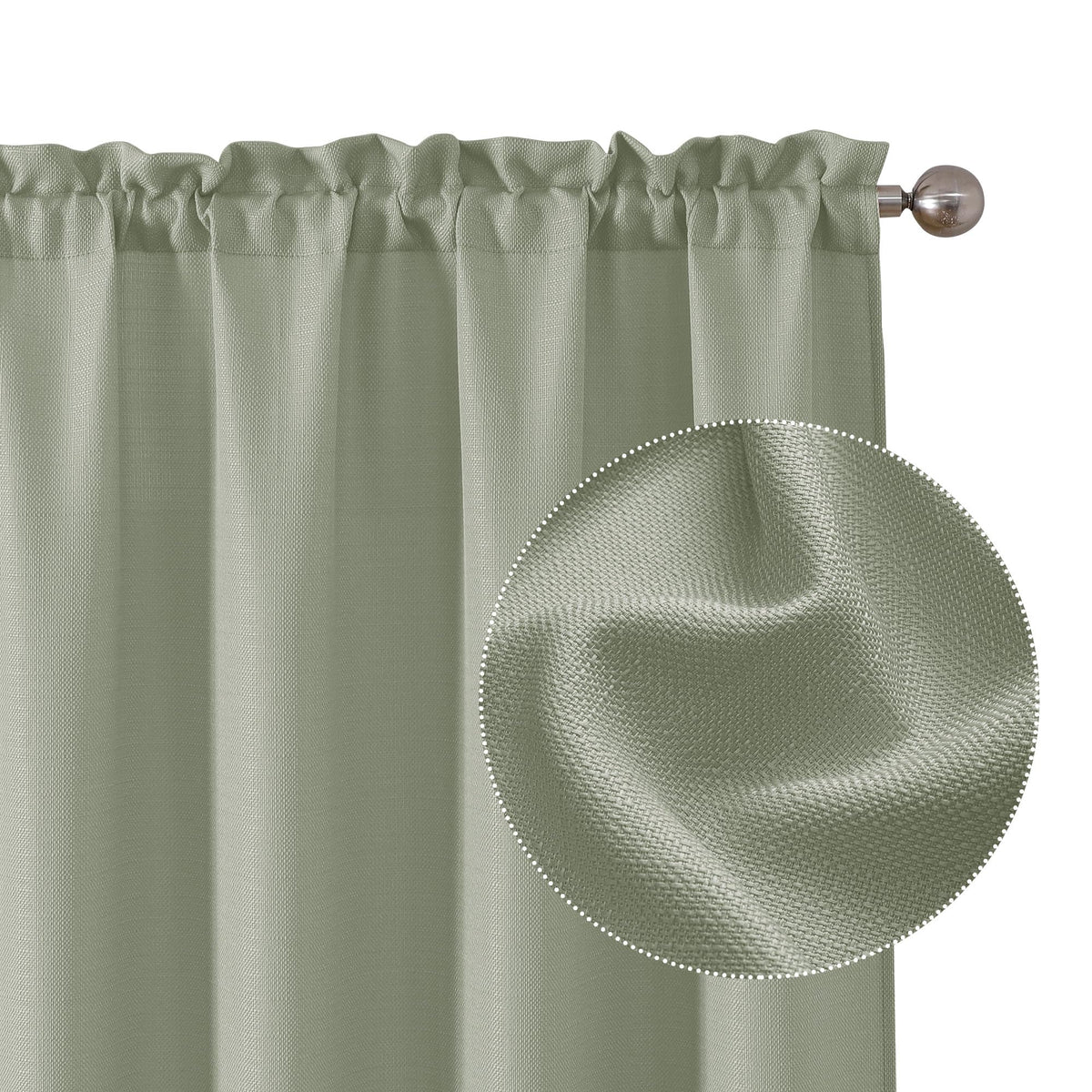 Chyhomenyc 2 Panels White Kitchen Curtains 36 Inch Length Tier Curtain