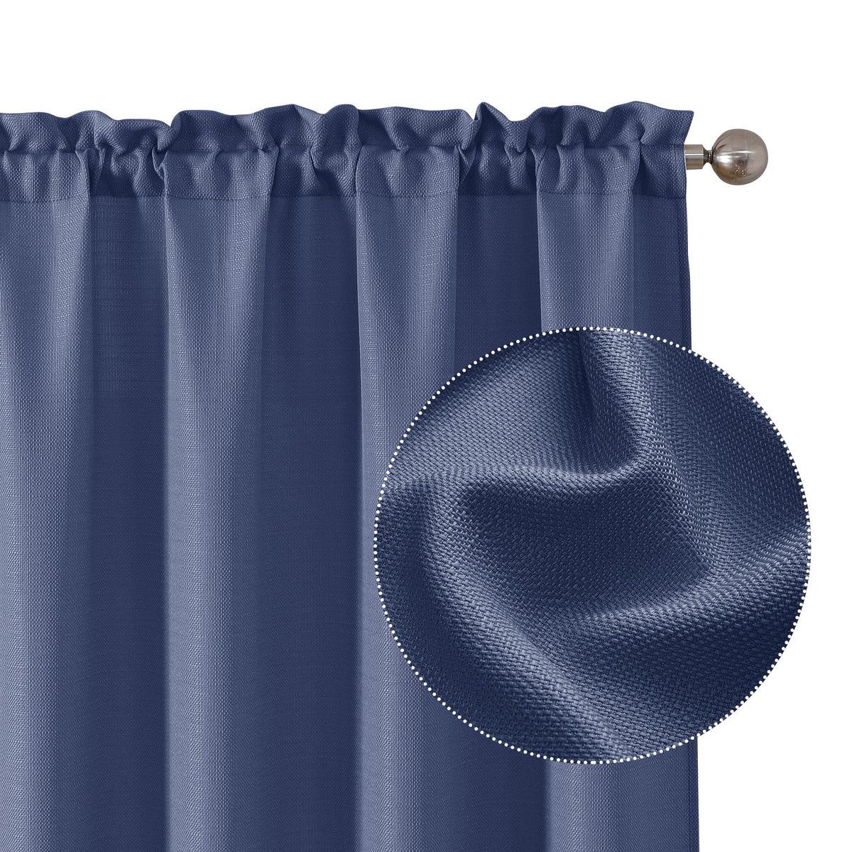 Chyhomenyc 2 Panels White Kitchen Curtains 36 Inch Length Tier Curtain